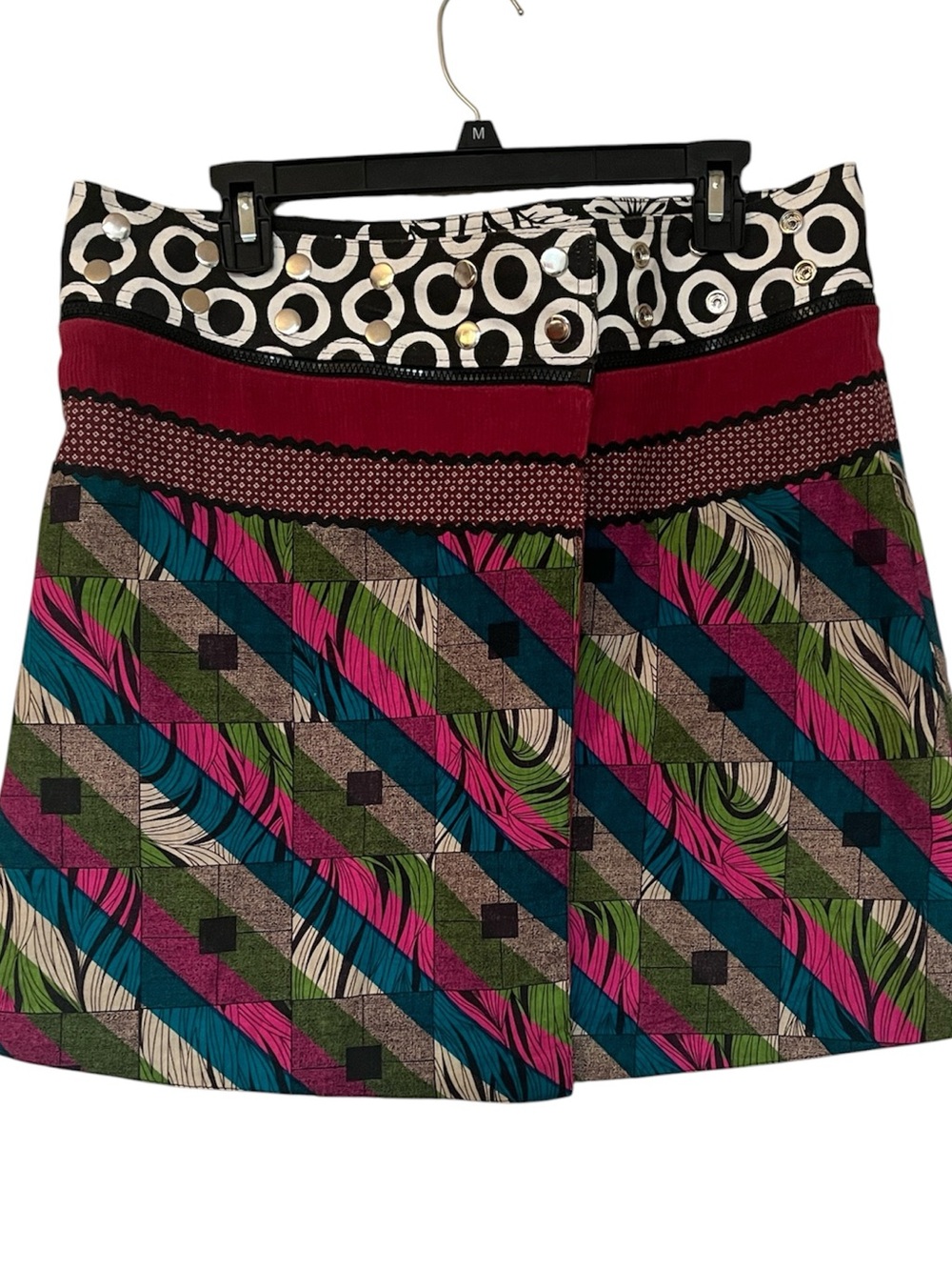 Zand Amsterdam Reversible unique Wrap Skirt size 12